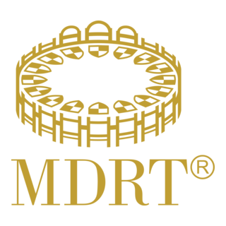 Logo organisasi MDRT (Million Dollar Round Table)